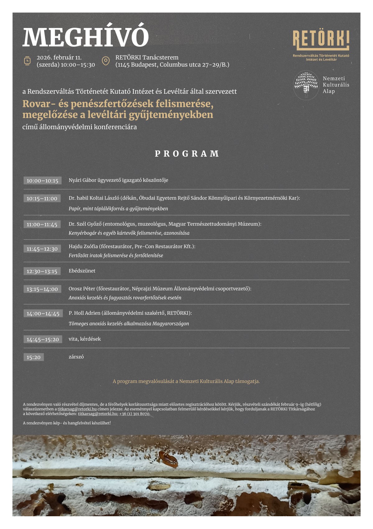 Állományvédelmi konferencia
